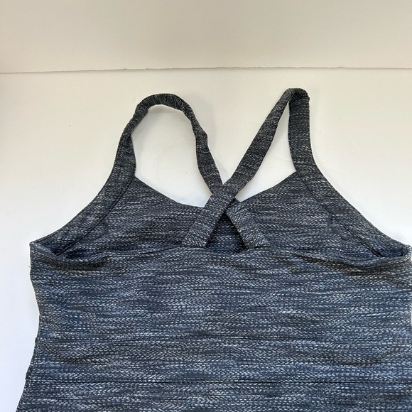 Title Nine Dress Women’s  Gray Padded Bra Athleisure Golf Tennis Cross Back/ Med - Picture 5 of 10